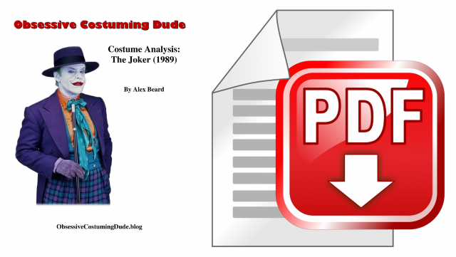 Joker costume analysis PDF