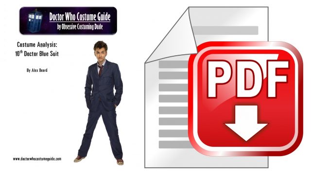 10th Doctor blue suit analysis PDF
