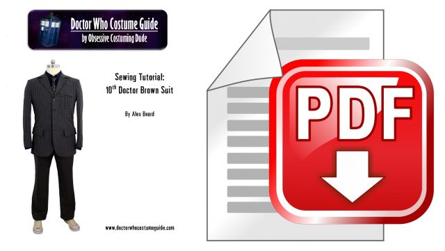 10th Doctor brown suit tutorial PDF