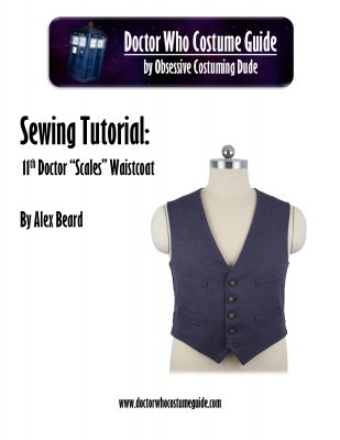 11th Doctor scales waistcoat tutorial