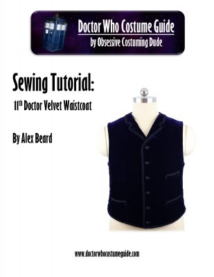 11th Doctor velvet waistcoat tutorial