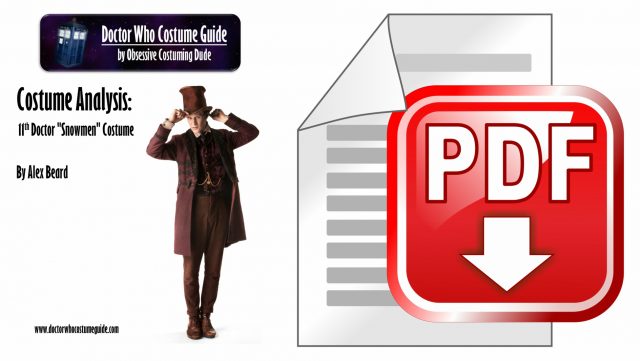 11th Doctor Snowmen costume analysis PDF