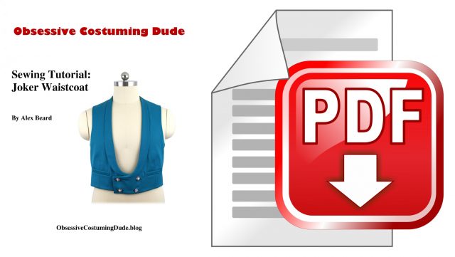 Joker waistcoat tutorial PDF