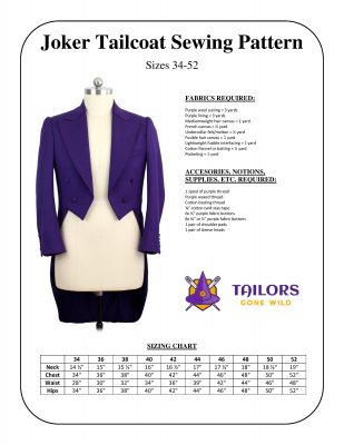 Joker tailcoat pattern 1