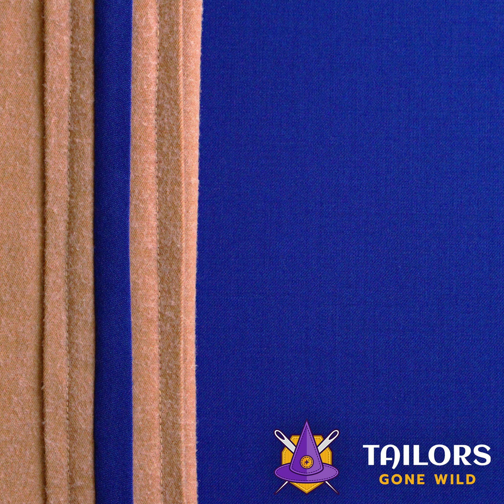 TWOK division wool fabric - ST5 commando blue - Tailors Gone Wild