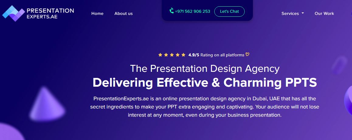 Pitch Deck Design Dubai